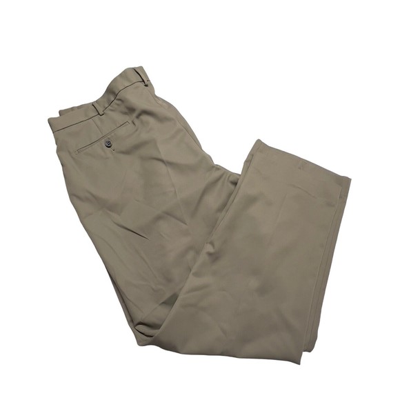 Dockers D3 Pants Mens 42x30 Brown Polyester Casual Chino Dressy Work Meetings - Picture 3 of 15